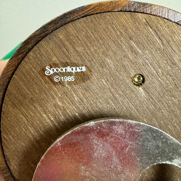 1985 SPOONTIQUES Juggling Clown Gold Pewter Crystal Balls Music Box‎ - Picture 4 of 8